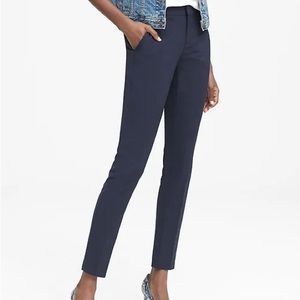 Banana Republic Wool Ryan Slacks - Navy